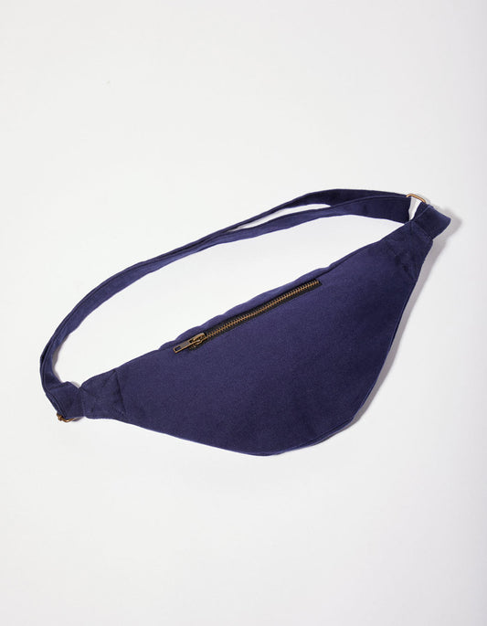 Sac bandoulière banane en coton épais MUNDAL