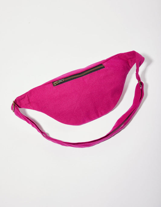 Sac bandoulière banane en coton épais MUNDAL