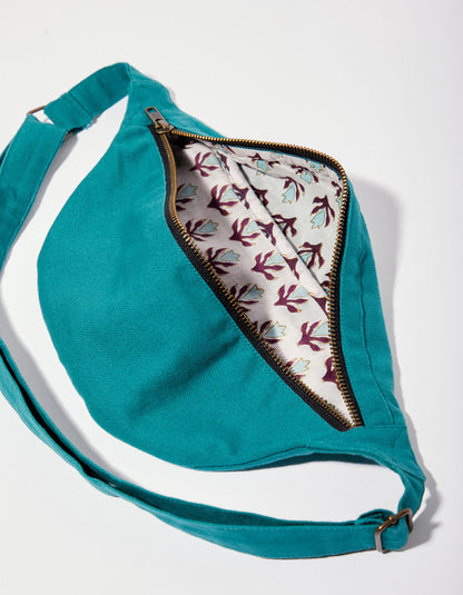 Sac bandoulière banane en coton épais MUNDAL