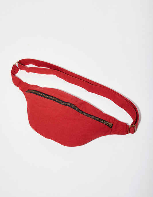 Sac bandoulière banane en coton épais MUNDAL