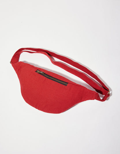 Sac bandoulière banane en coton épais MUNDAL