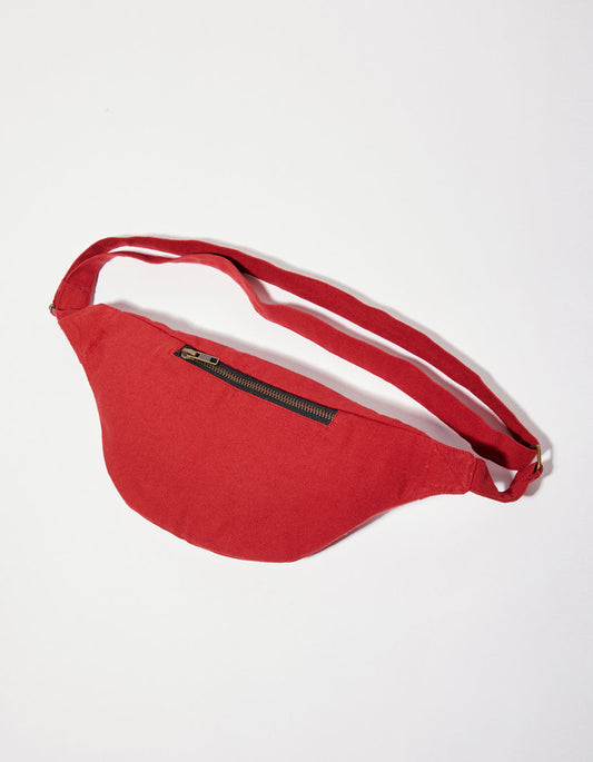 Sac bandoulière banane en coton épais MUNDAL