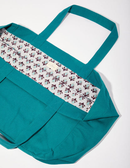 Grand sac cabas en coton épais ZAVIE
