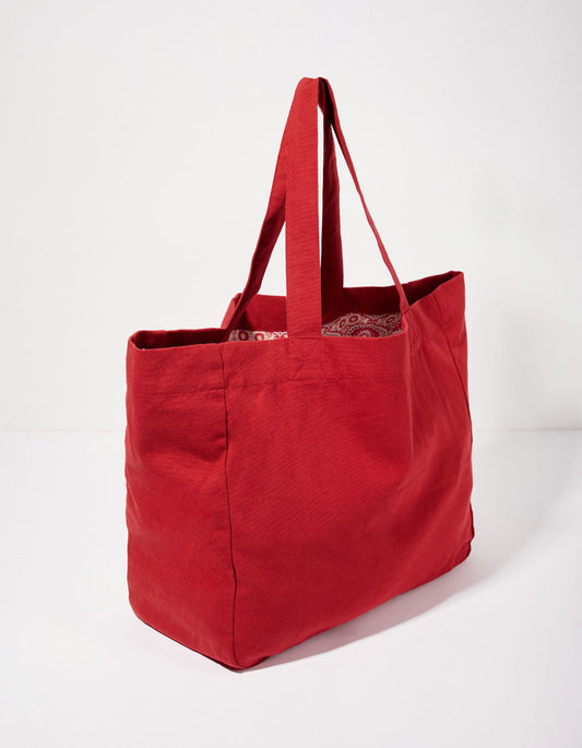 Grand sac cabas en coton épais ZAVIE
