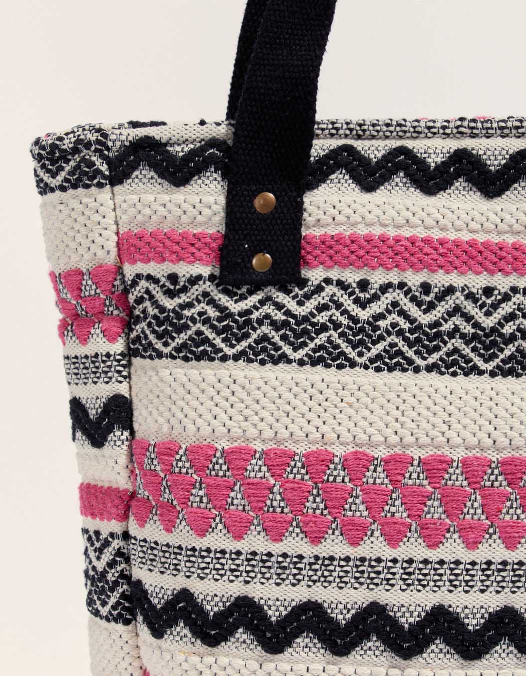 Sac cabas en coton fantaisie LUCIA