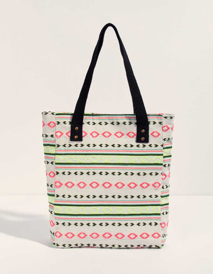 Sac cabas en coton fantaisie LUCIA