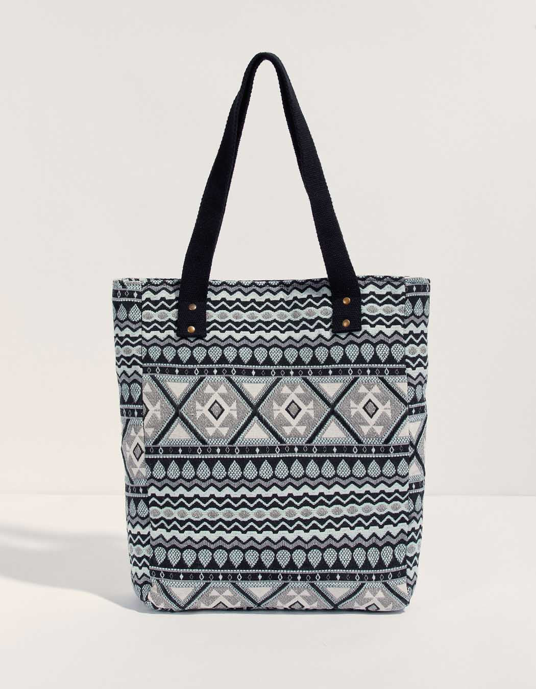 Sac cabas en coton fantaisie LUCIA