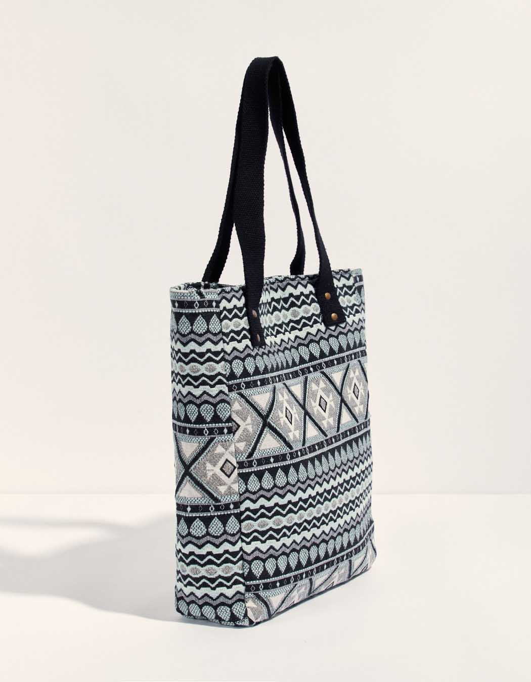 Sac cabas en coton fantaisie LUCIA