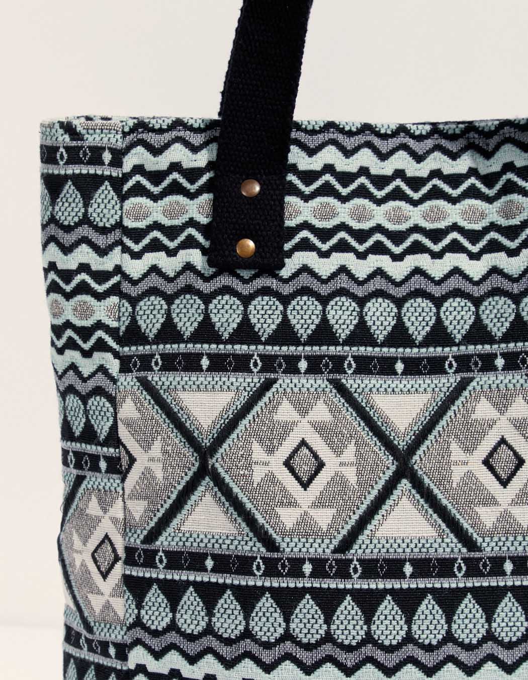 Sac cabas en coton fantaisie LUCIA