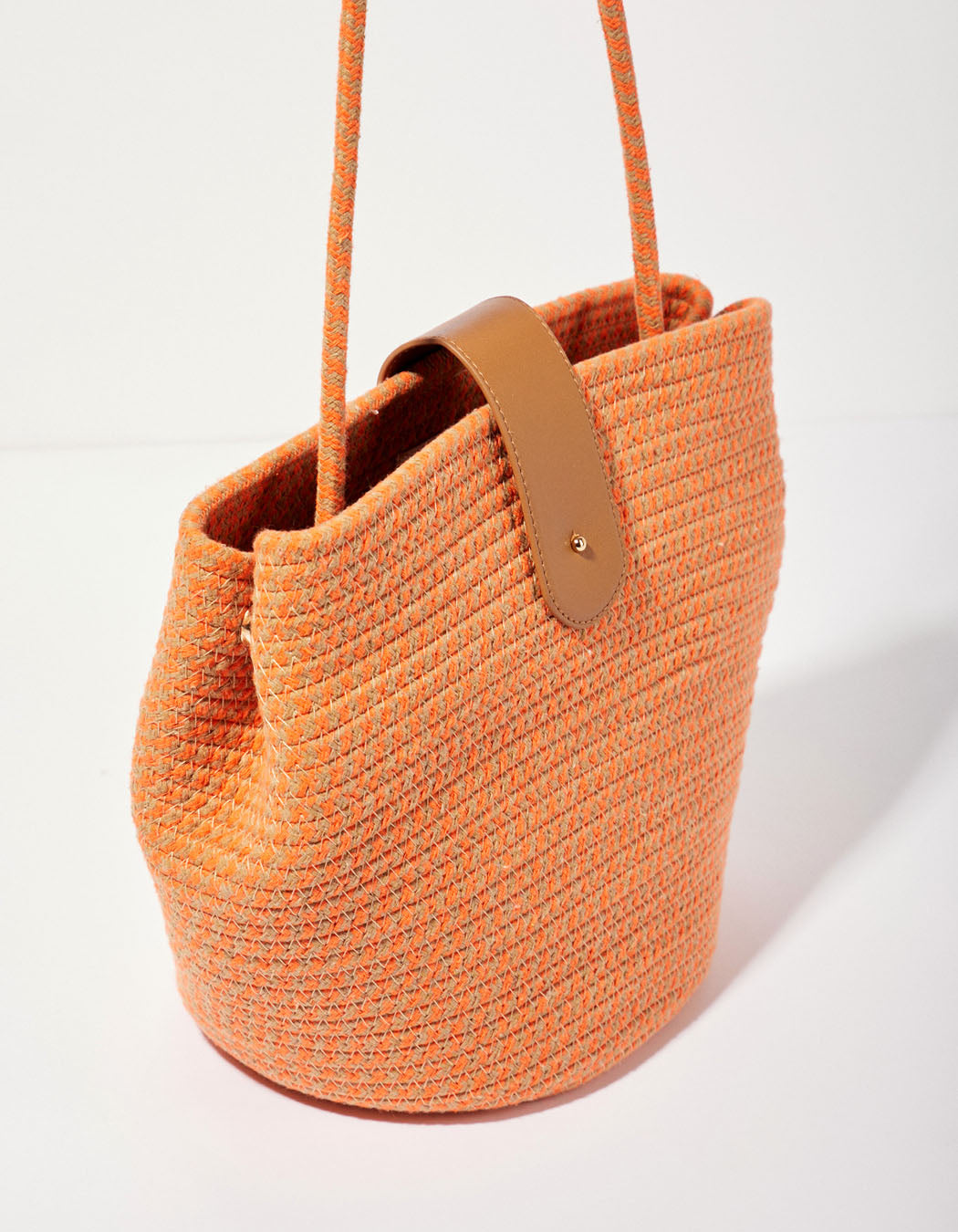 Sac boule esprit panier corde doré AMILA