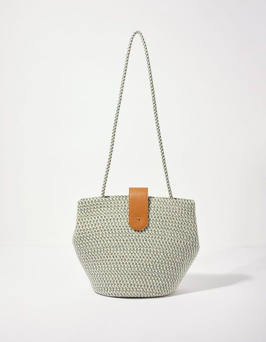 Sac boule esprit panier corde doré AMILA