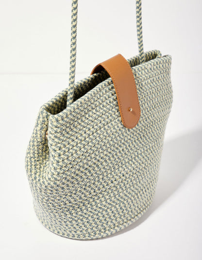 Sac boule esprit panier corde doré AMILA