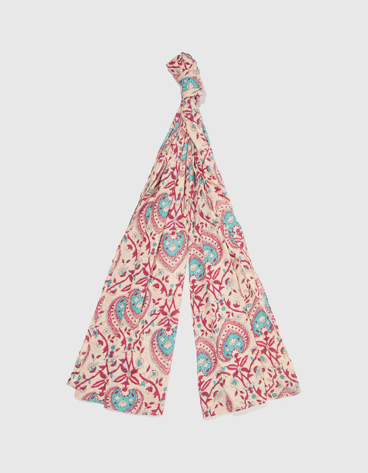 Paréo voile de coton bio imprimé SARONG