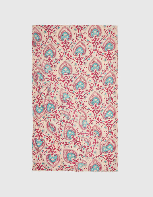 Paréo voile de coton bio imprimé SARONG