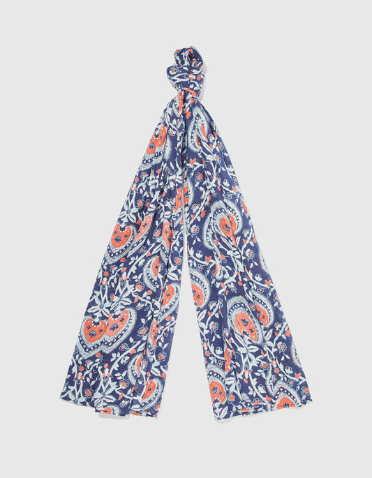 Paréo voile de coton bio imprimé SARONG