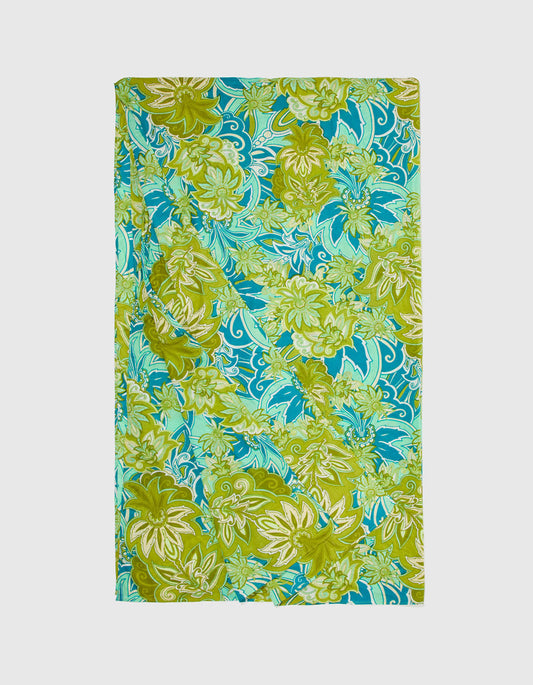 Paréo voile de coton bio imprimé SARONG