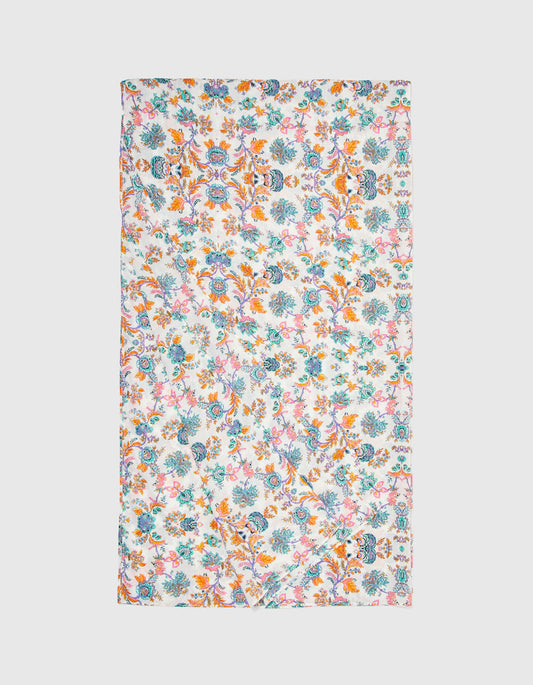 Paréo voile de coton bio imprimé SARONG