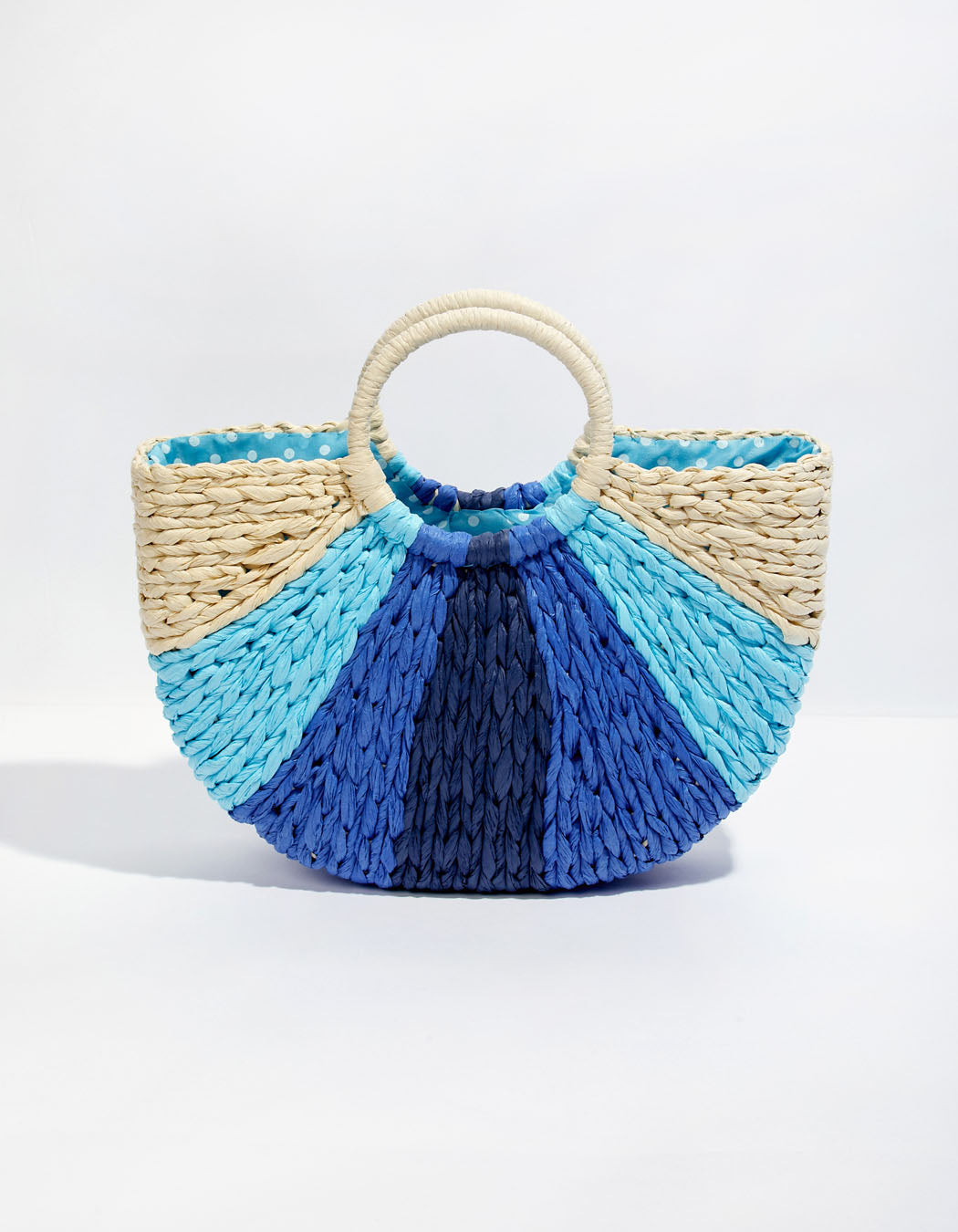 Panier tissé imprimé JOZANA