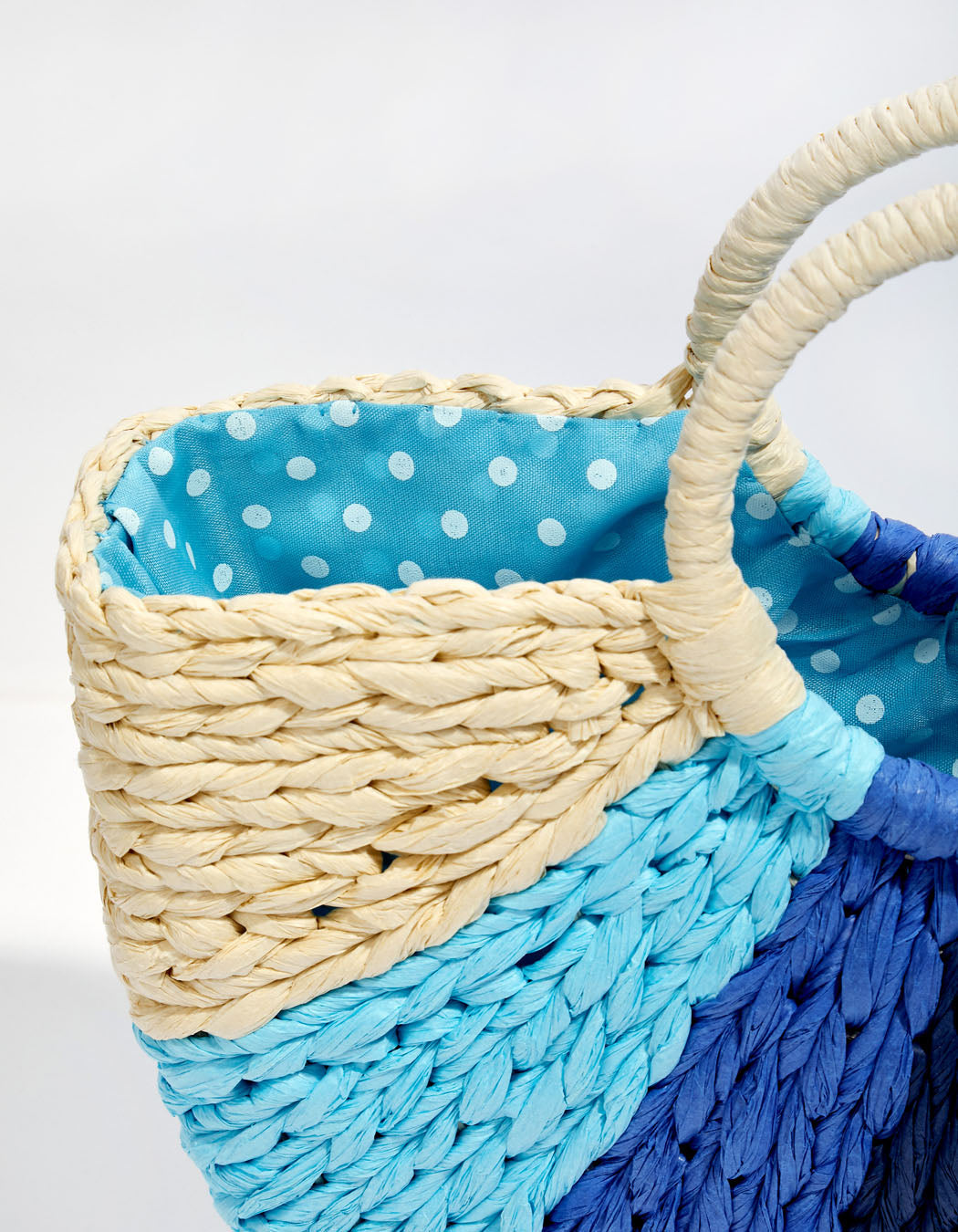 Panier tissé imprimé JOZANA