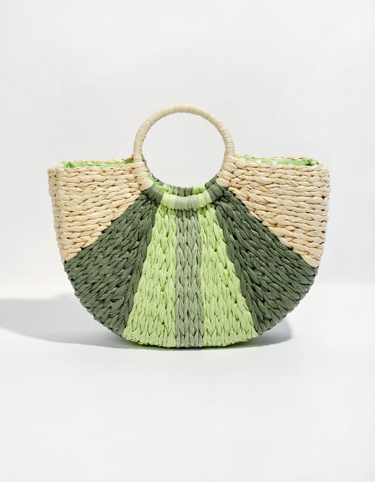 Panier tissé imprimé JOZANA