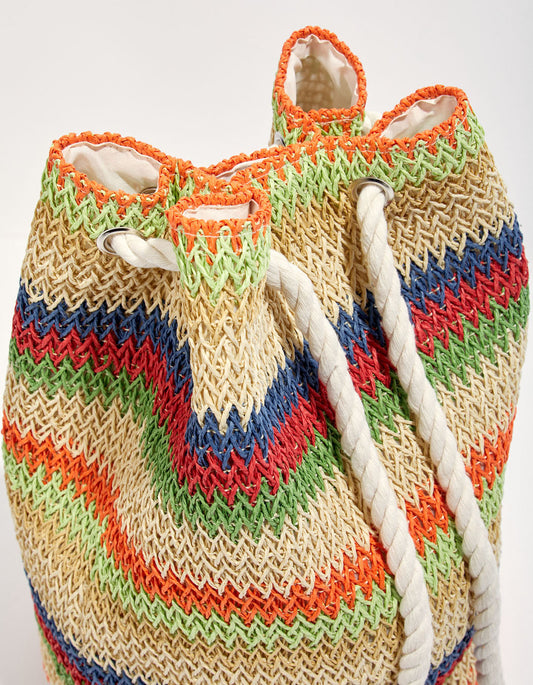 Sac à dos à rayures KEMALA