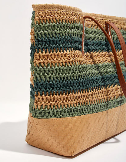 Sac à main paille tressée PEMBE