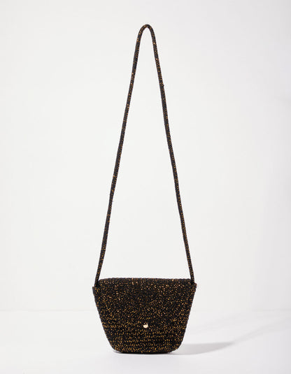 Sac bandoulière corde doré PIUMI