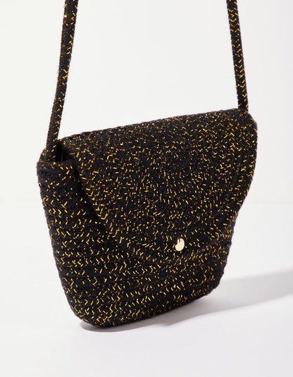 Sac bandoulière corde doré PIUMI