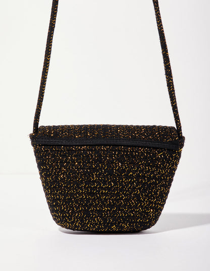 Sac bandoulière corde doré PIUMI