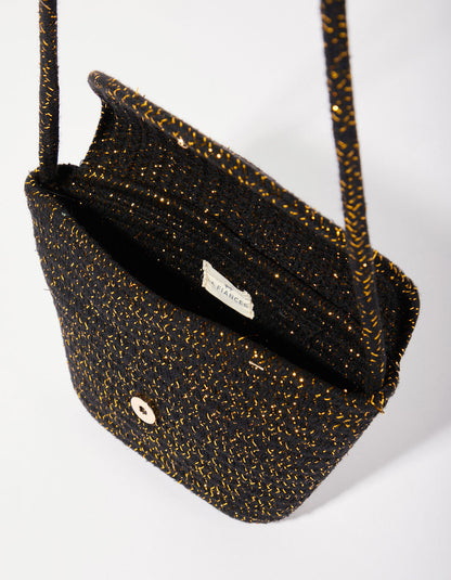 Sac bandoulière corde doré PIUMI