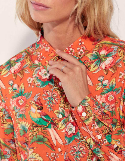Chemise fluide imprimée Ecovero FEBY