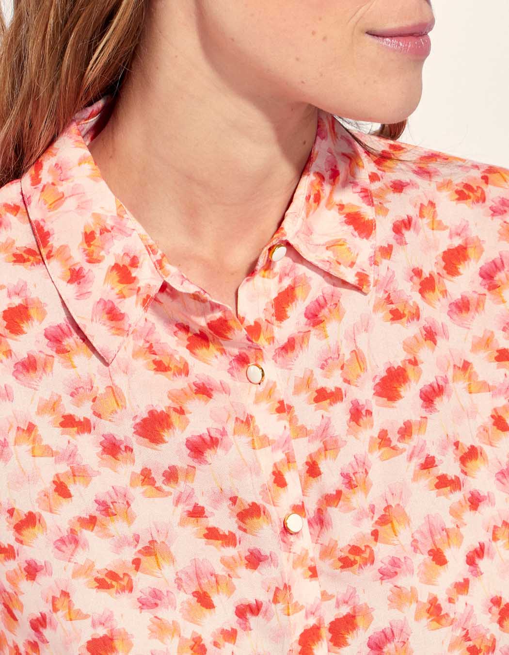 Chemise fluide imprimée Ecovero FEBY