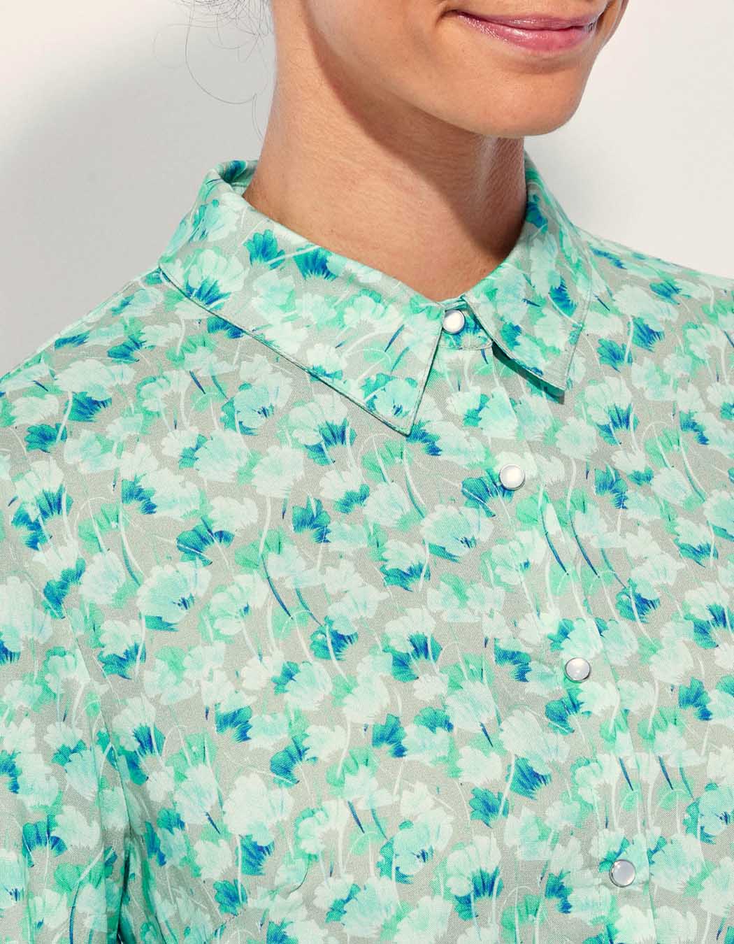 Chemise fluide imprimée Ecovero FEBY