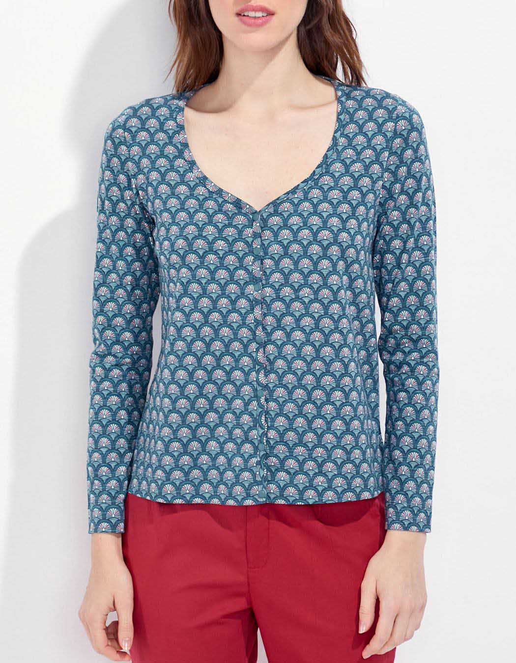 Gilet imprimé ASPARA