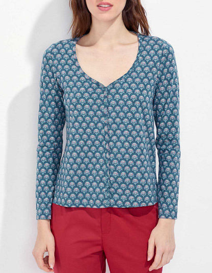 Gilet imprimé ASPARA