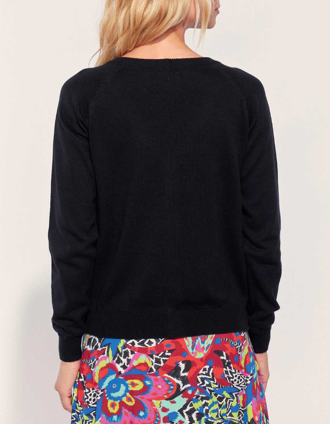 Gilet maille droit LEANDRA