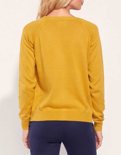 Gilet maille droit LEANDRA