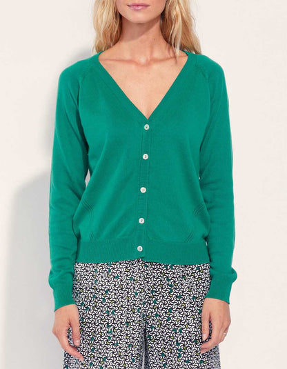 Gilet maille droit LEANDRA