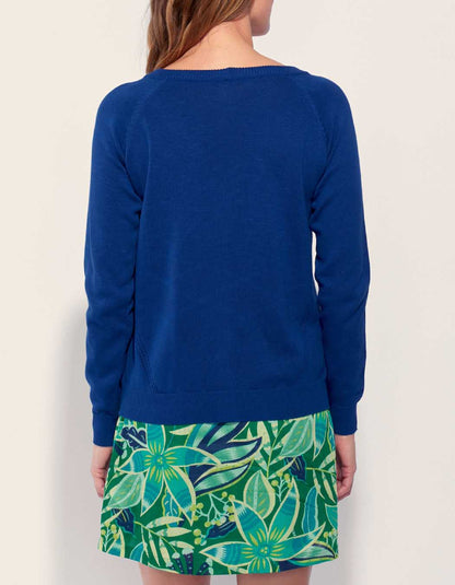 Gilet maille droit LEANDRA