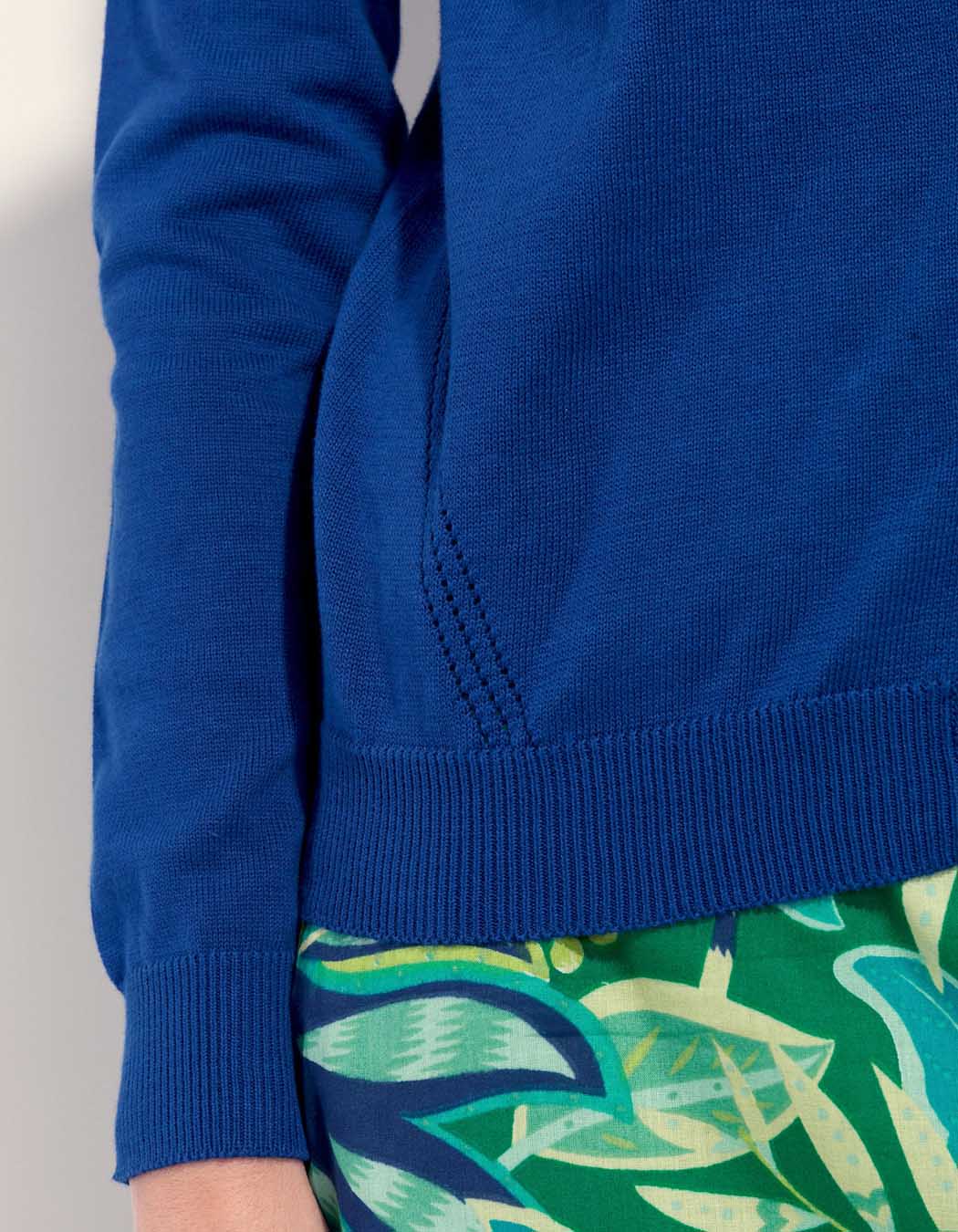 Gilet maille droit LEANDRA