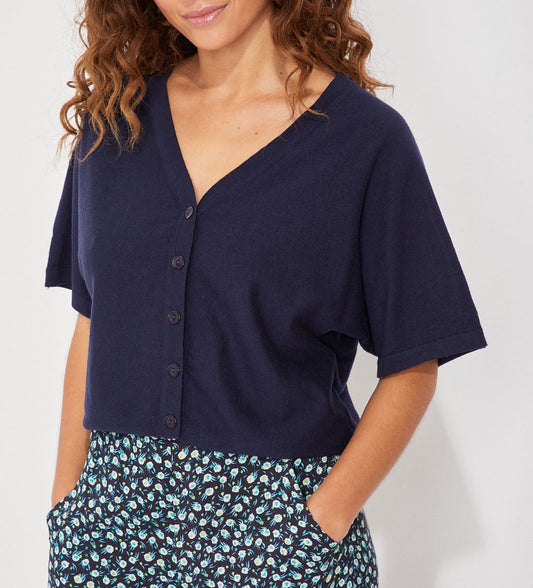 Gilet manches courtes maille MELIO