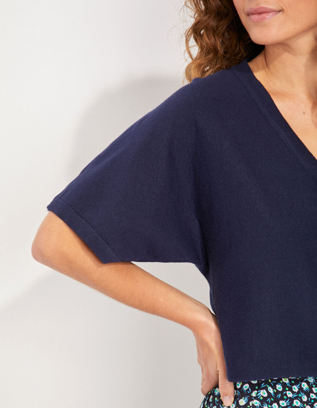 Gilet manches courtes maille MELIO