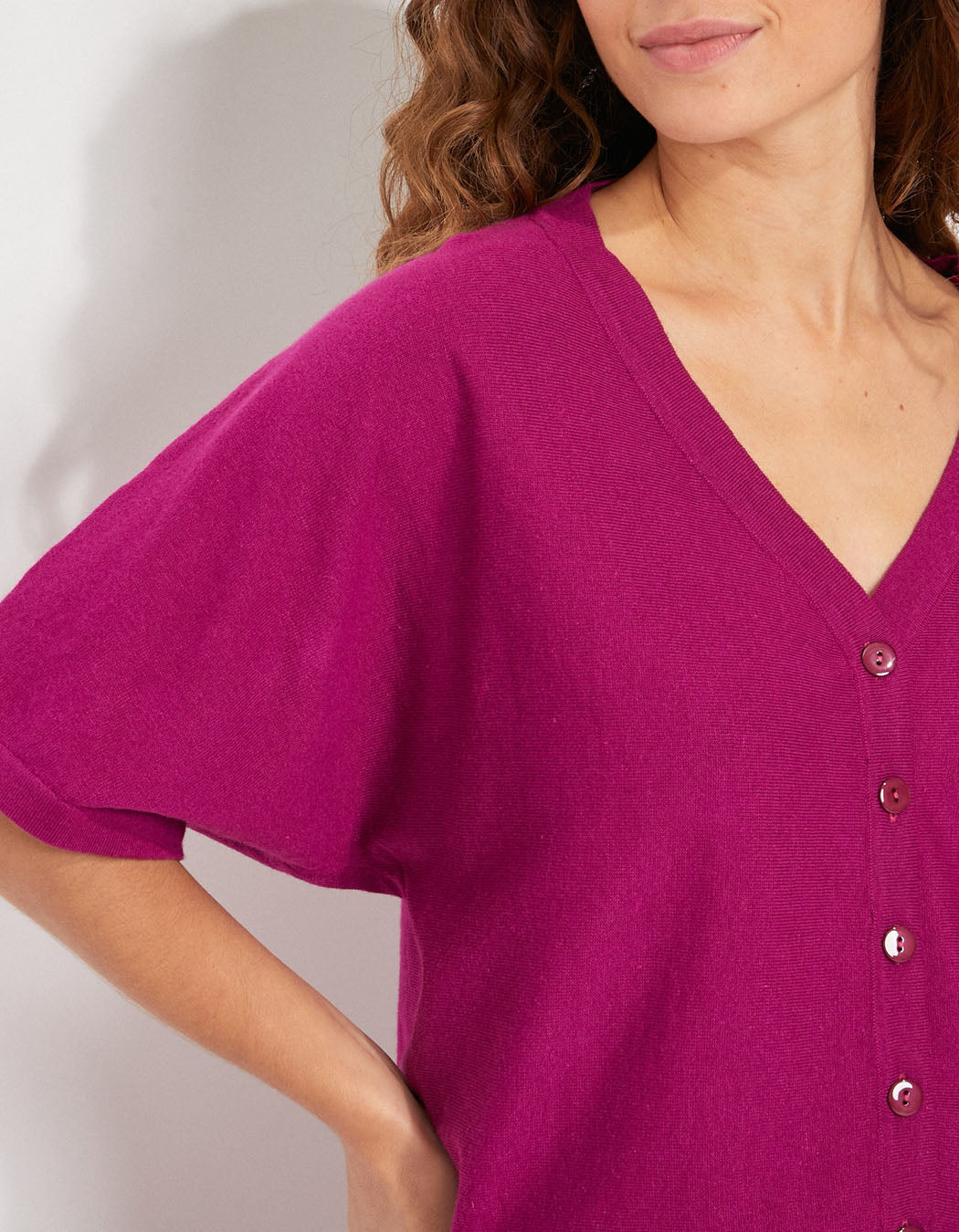 Gilet manches courtes maille MELIO