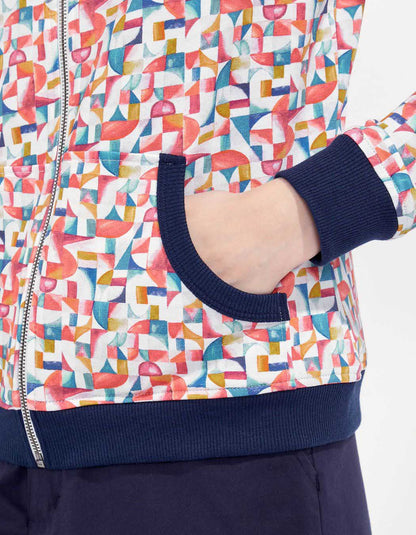 Gilet à capuche imprimé WOODY