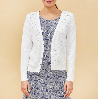 Gilet maille ajourée Xonia