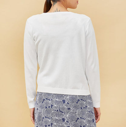 Gilet maille ajourée Xonia