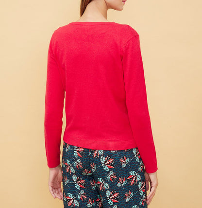 Gilet maille ajourée Xonia