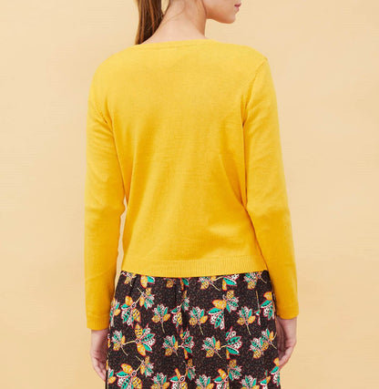 Gilet maille ajourée Xonia