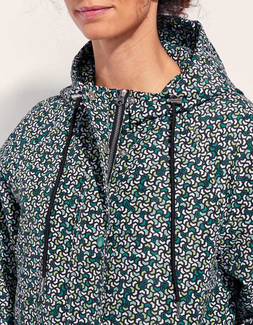 Parka capuche polyester recyclé BARU