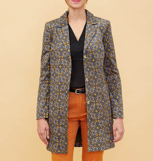 Veste femme longue coton Mafadi